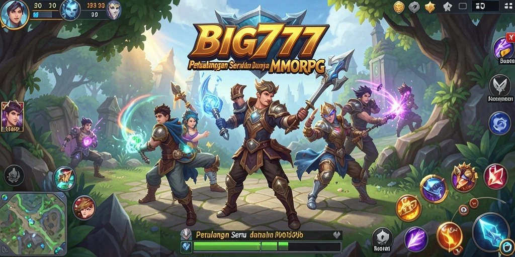 Tampilan menarik dari gameplay epik dalam BIG777.