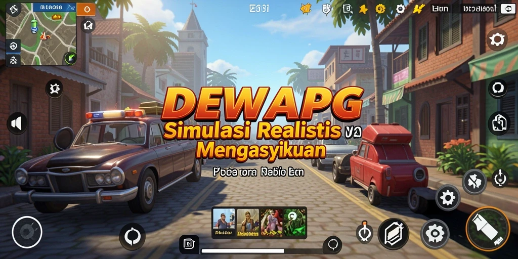 Tangkapan layar gameplay DEWAPG yang menunjukkan intensitas simulasi.