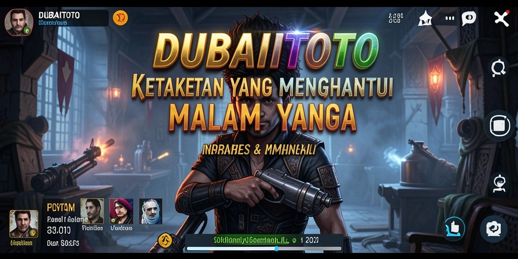 Gameplay DUBAITOTO dengan suasana horror yang mencekam.