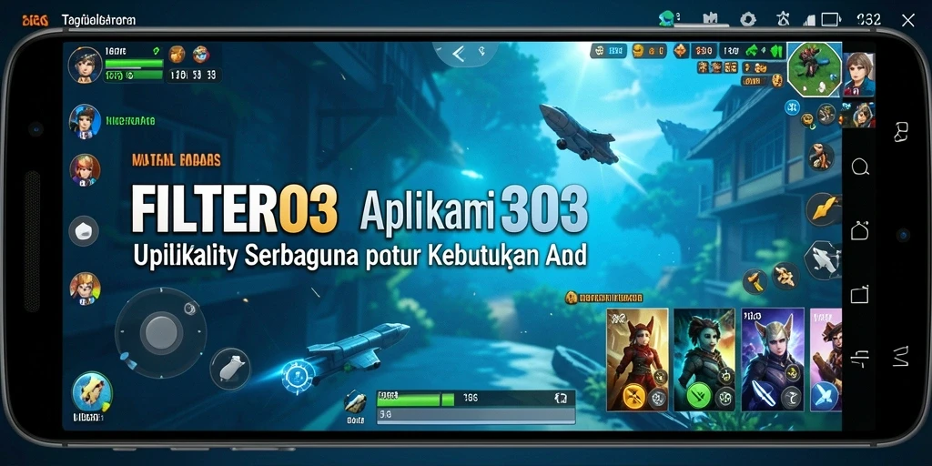 Tampilan screenshot utama FILTER303 yang menampilkan antarmuka aplikasinya.