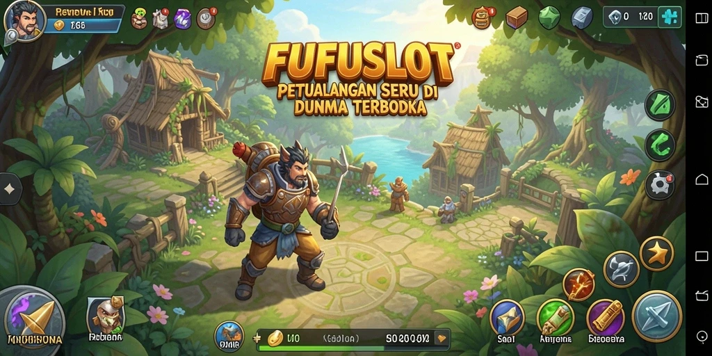 Tampilan menarik dari gameplay Open World di FUFUSLOT.