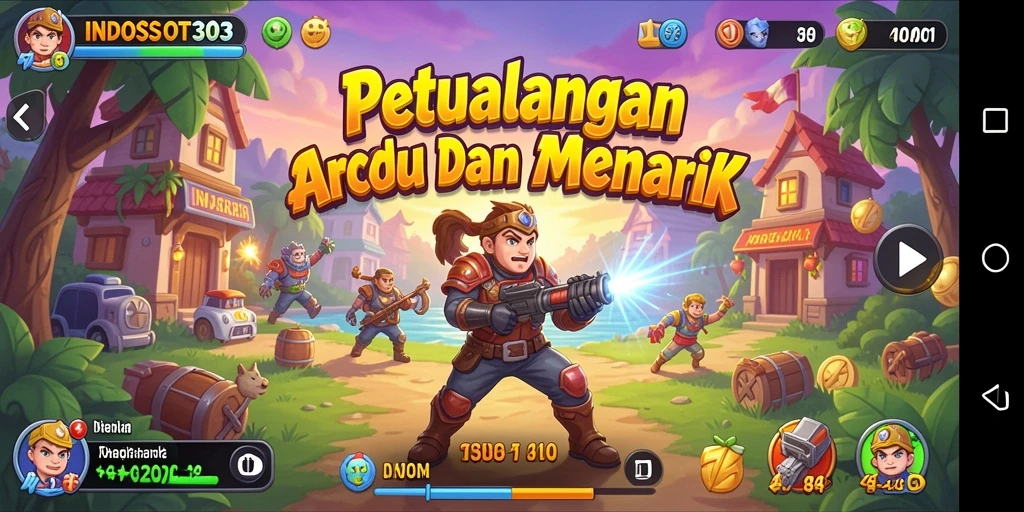 Tampilan menarik gameplay INDOSLOT303 dengan berbagai level menantang.