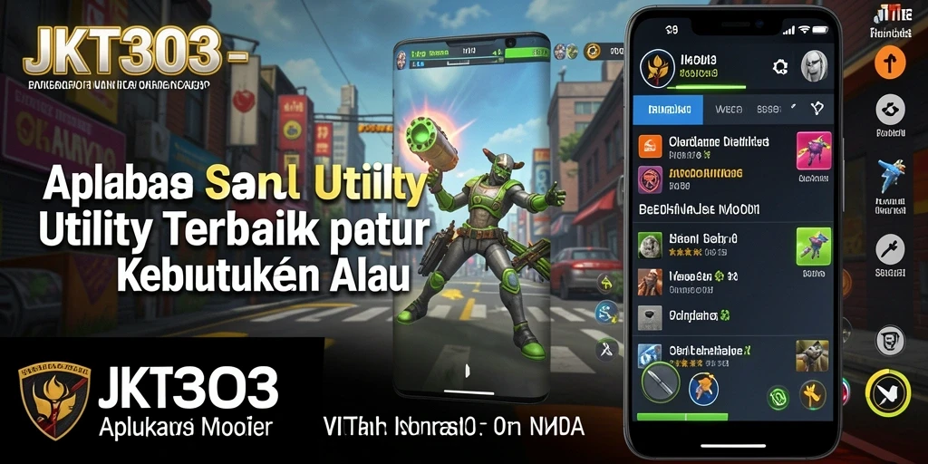 Tampilan antarmuka JKT303 yang sederhana dan efisien untuk penggunaan Utility.