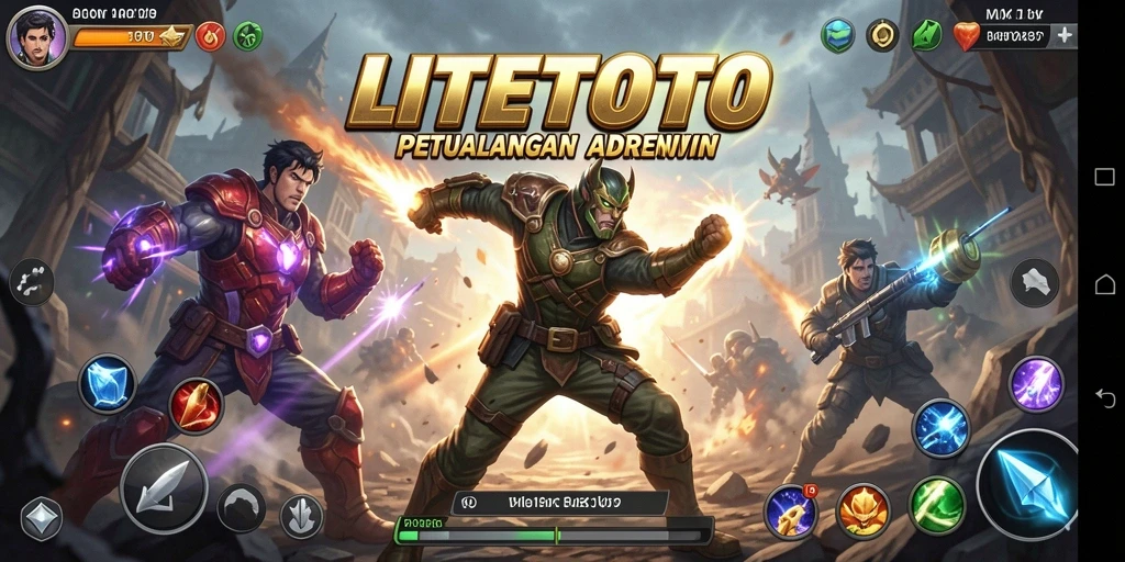 Tangkapan layar LITETOTO menampilkan aksi seru dan grafis yang memukau.