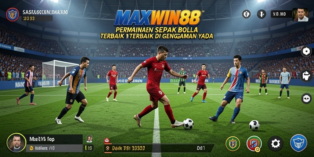 Gameplay MAXWIN88 yang seru dan menegangkan saat bertanding di lapangan.