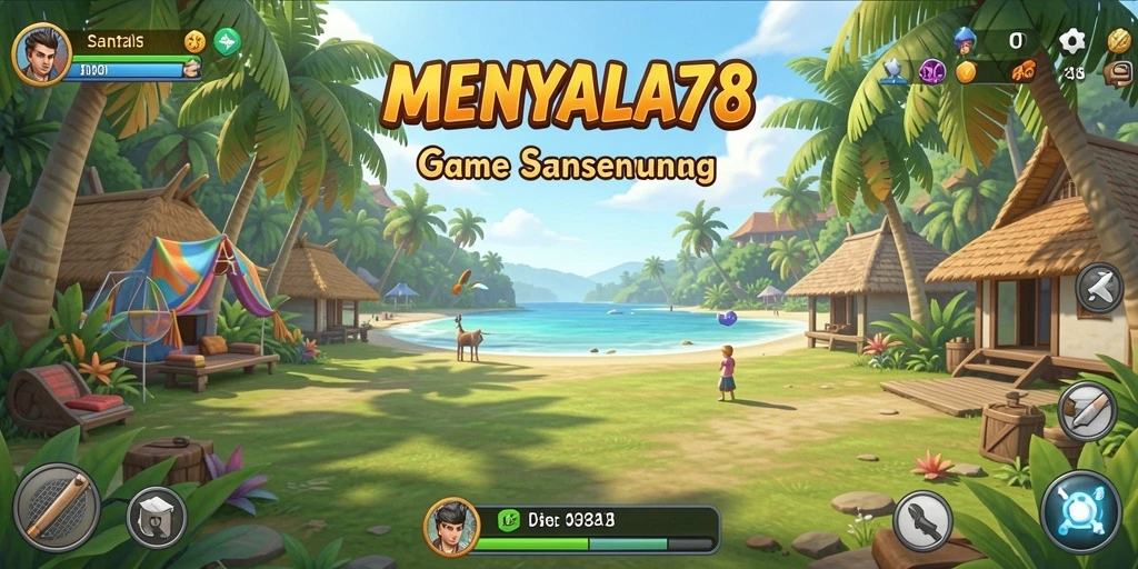 Screenshot menampilkan aksi seru dalam permainan Casual MENYALA78.