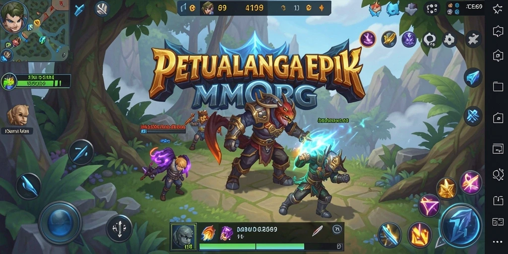 Tampilan menarik dari gameplay OCE69 yang memikat di dunia MMORPG.