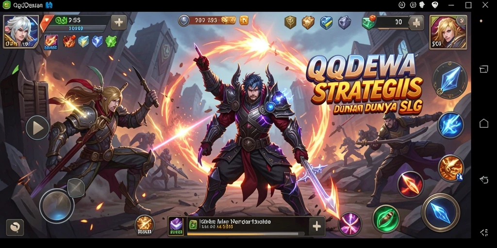 Tampilan seru pertempuran strategis di QQDEWA.